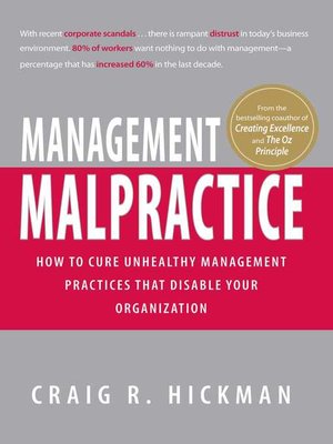 cover image of Management Malpractice
